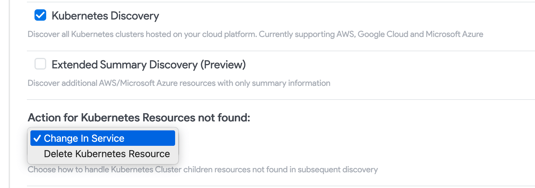Kubernetes Discovery