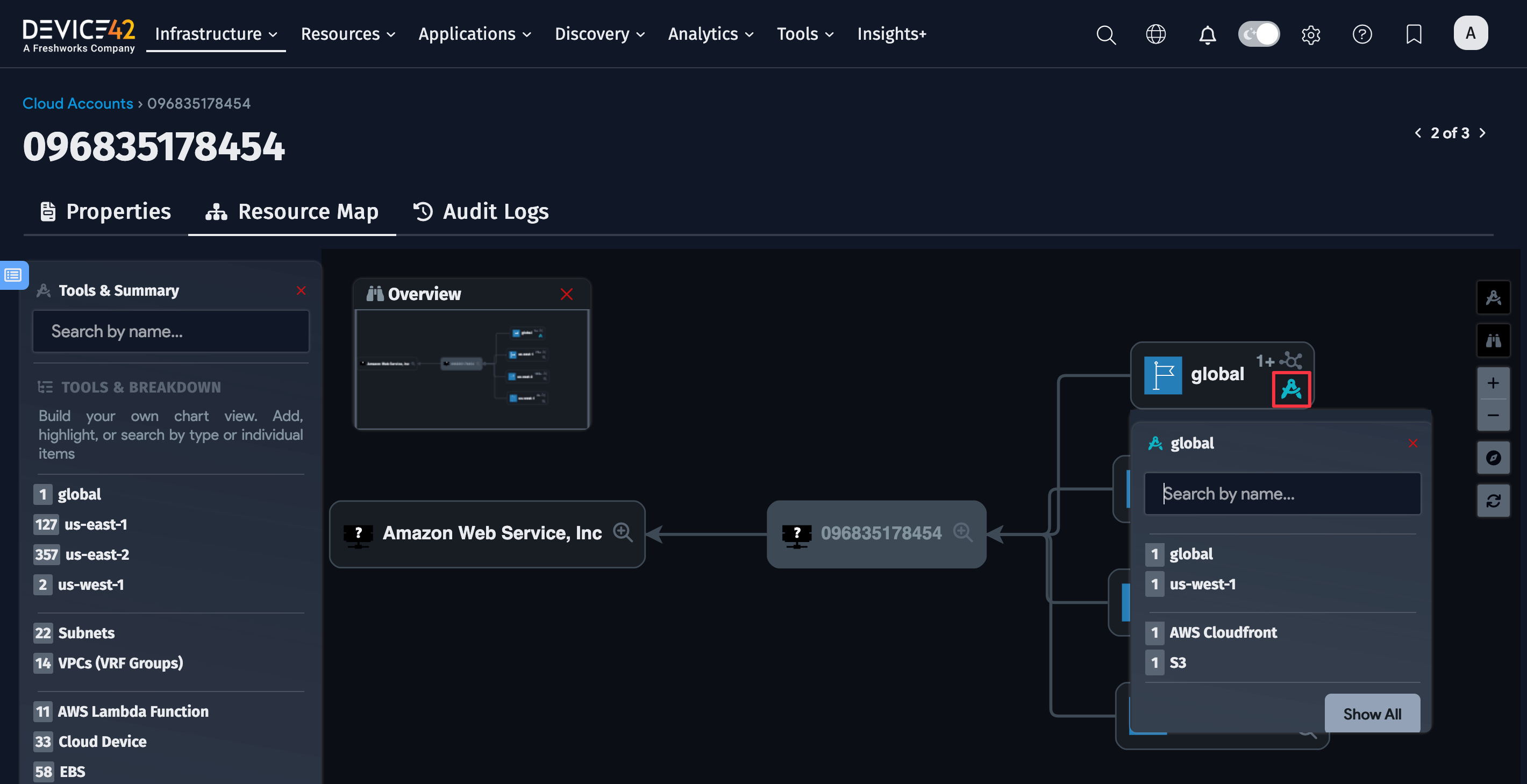 Magnifying glass info box