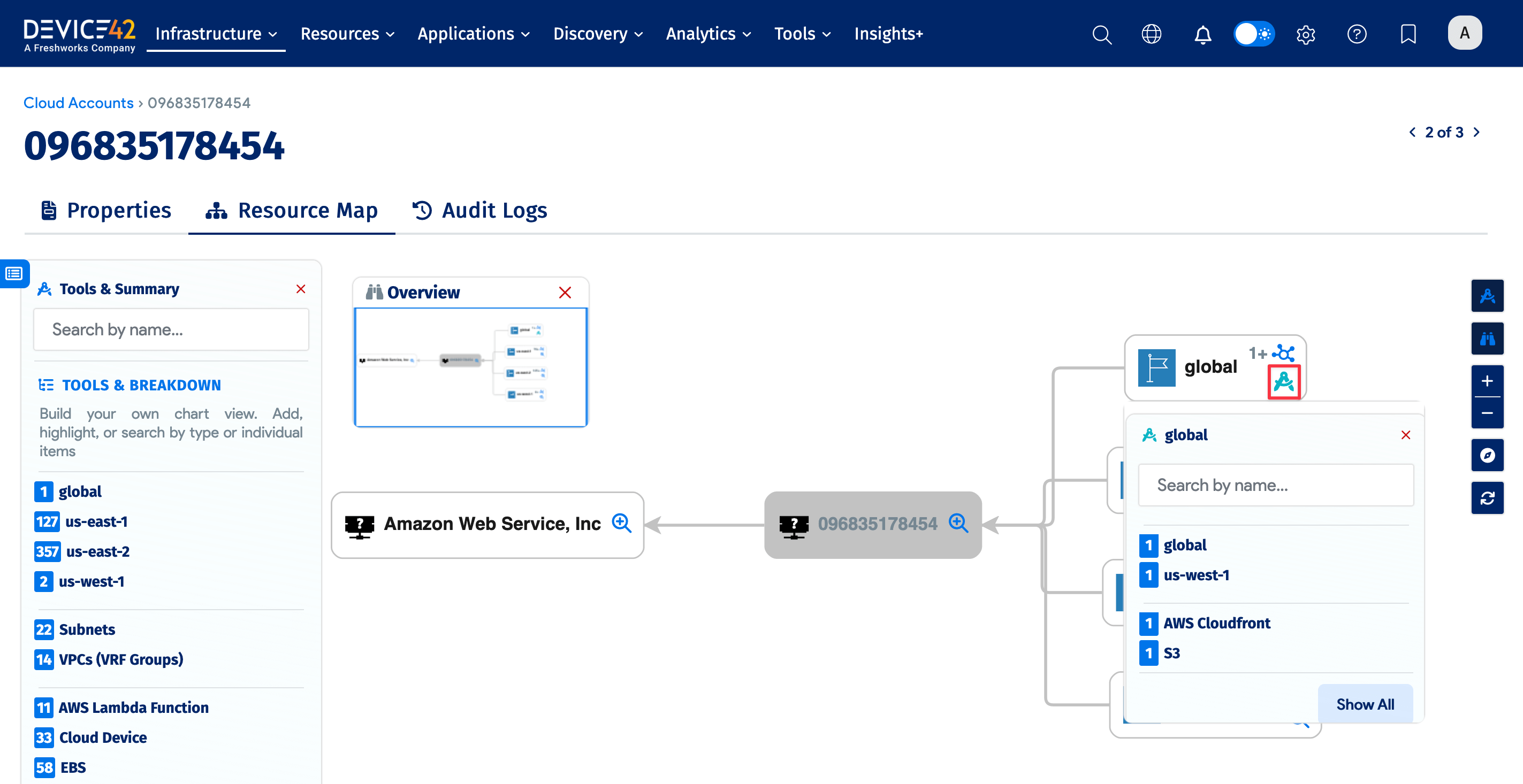 Magnifying glass info box