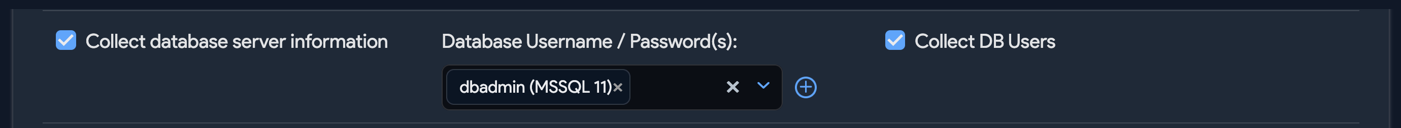 MS SQL discovery job