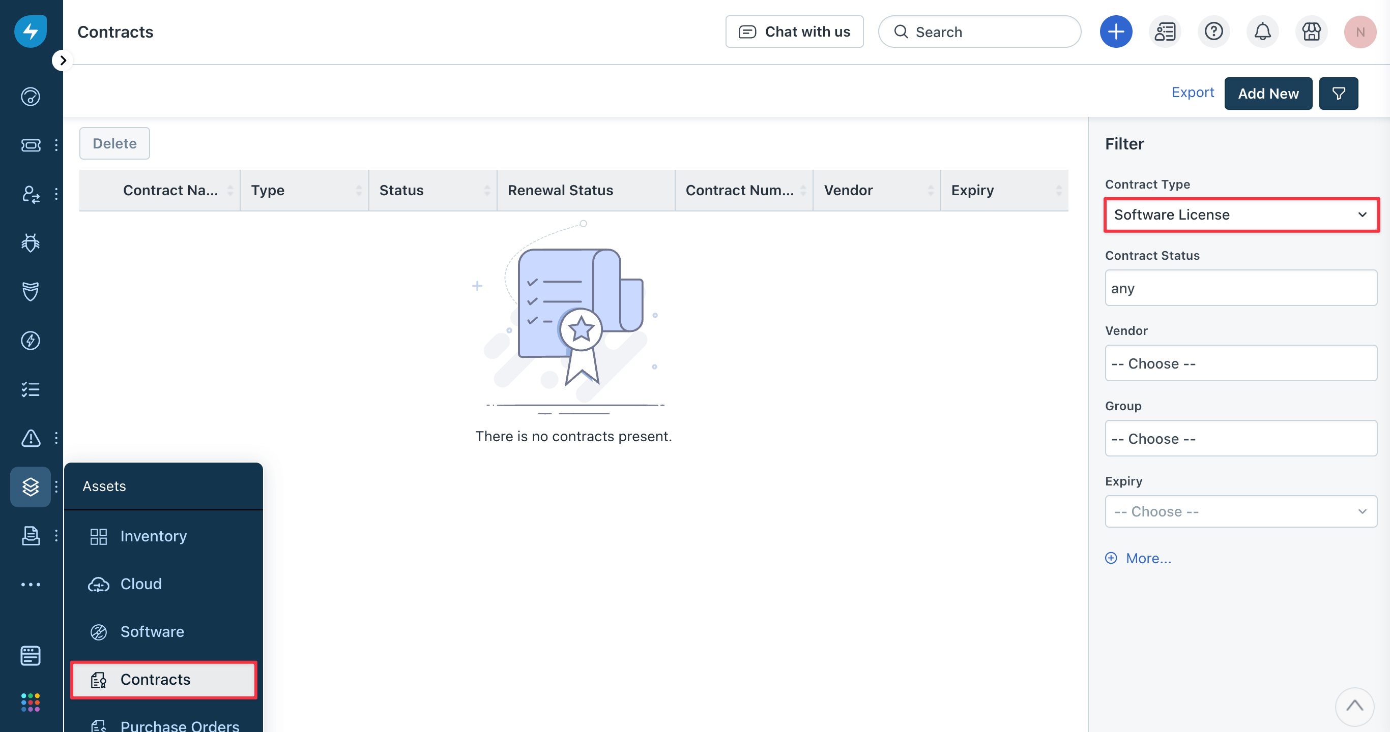 Software Licensing in Freshservice