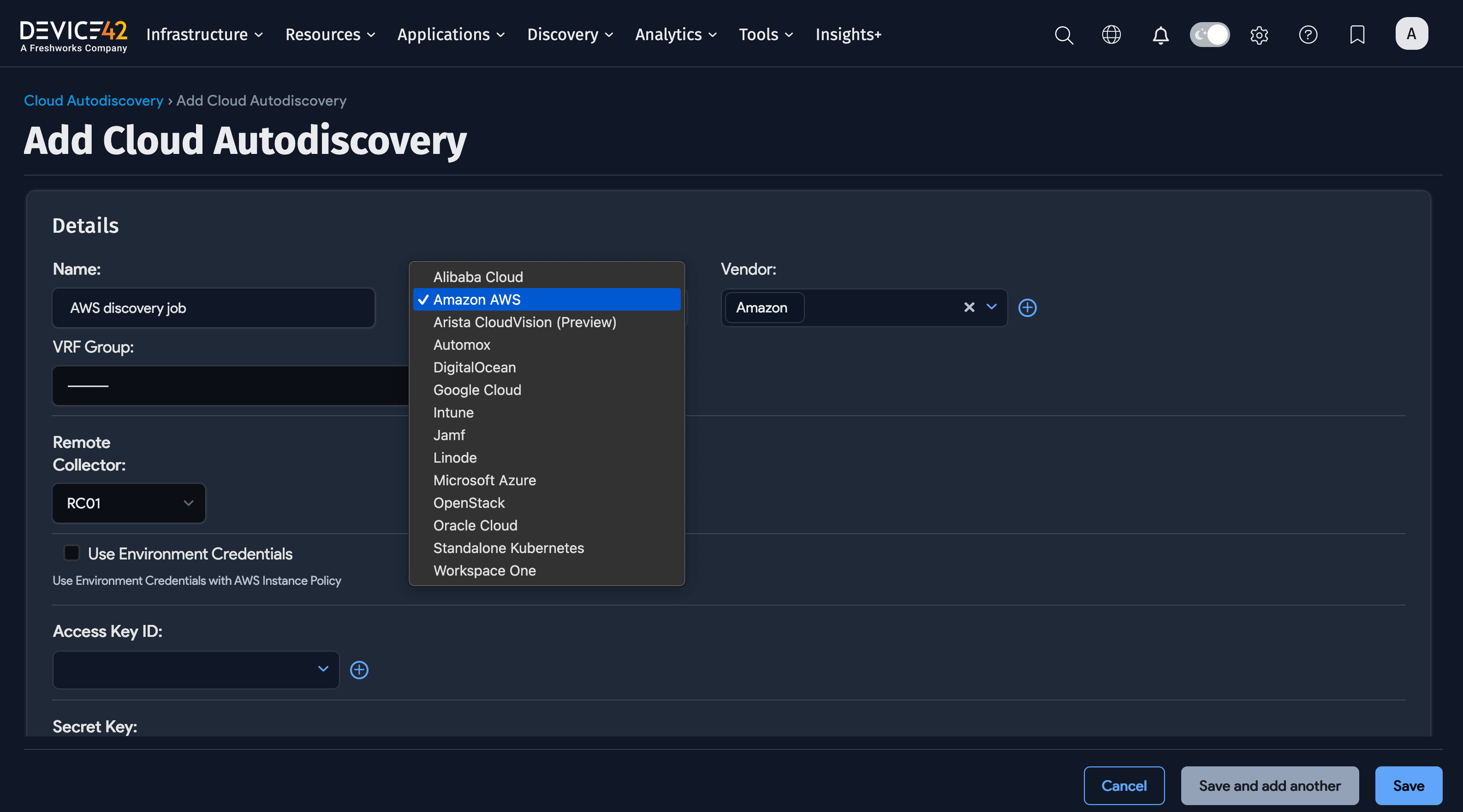 Cloud discovery platforms