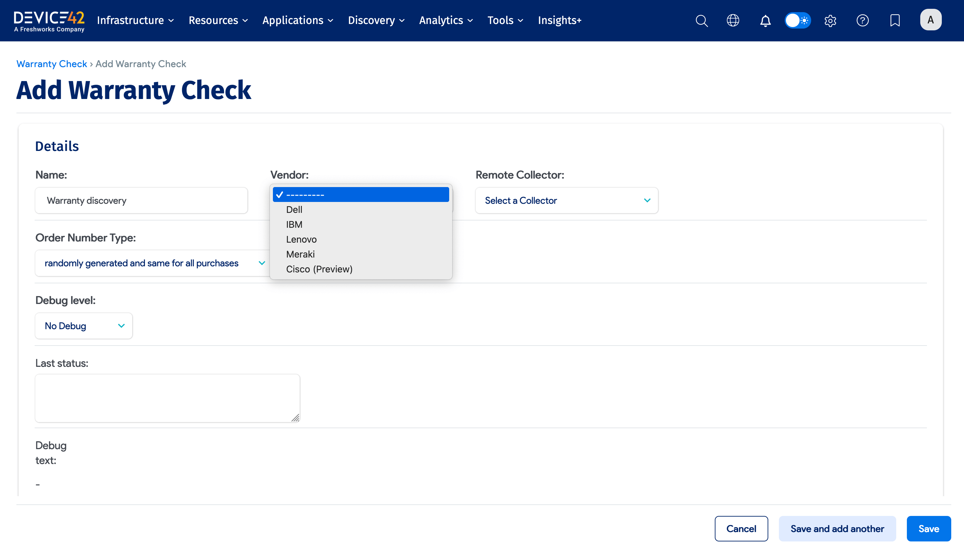 Warranty discovery job