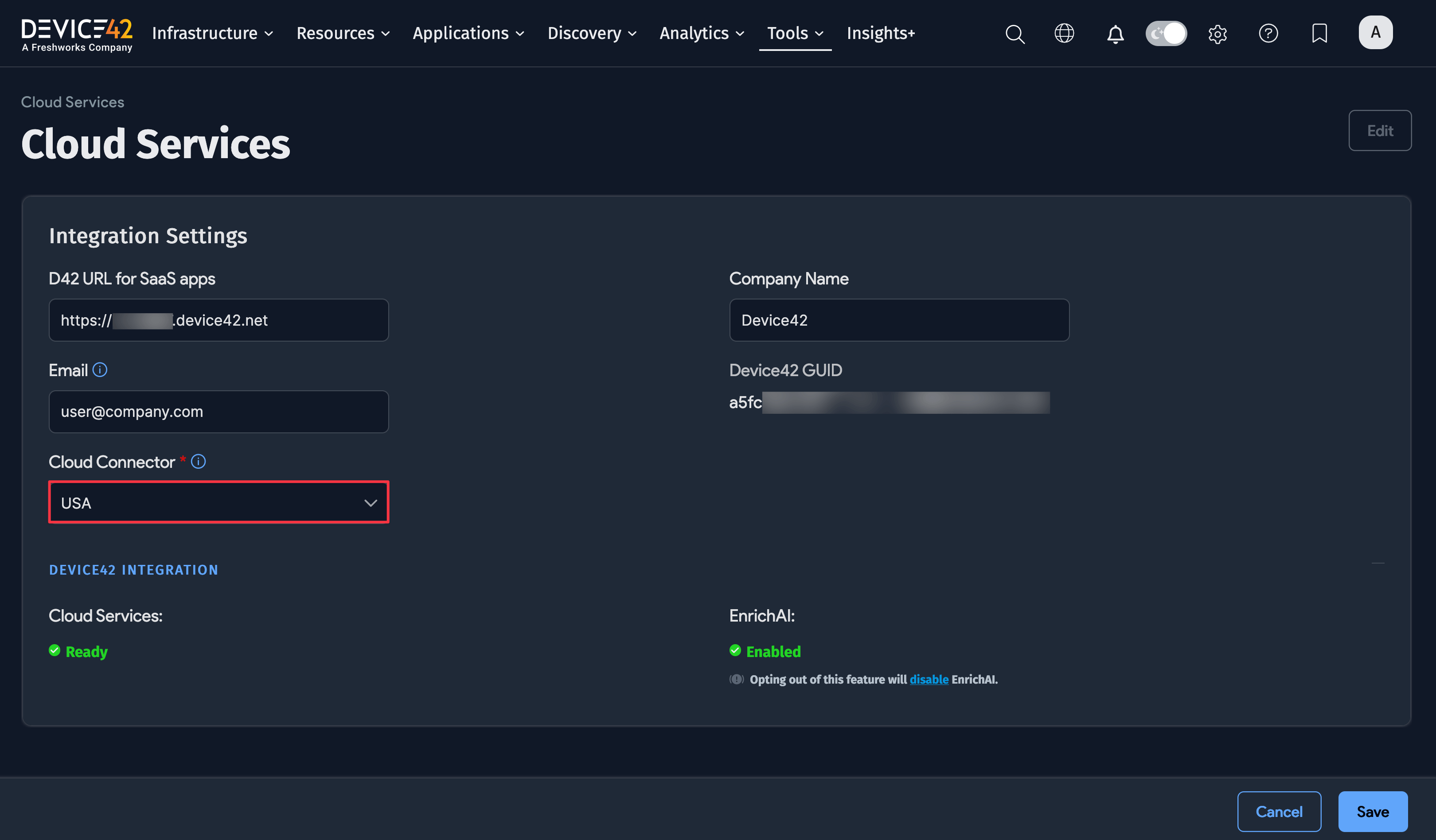 Device42 Cloud Services