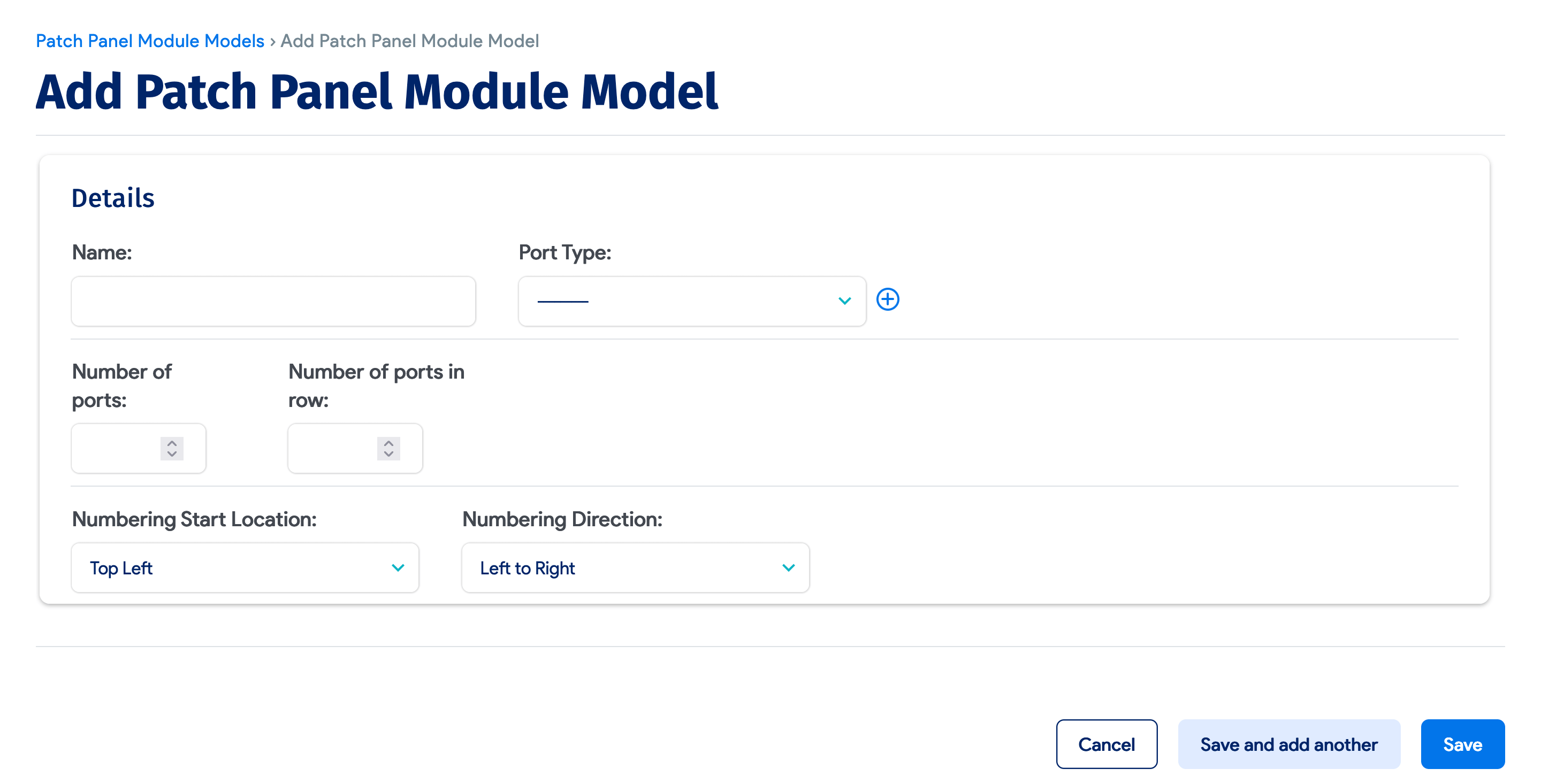 Modular patch panels