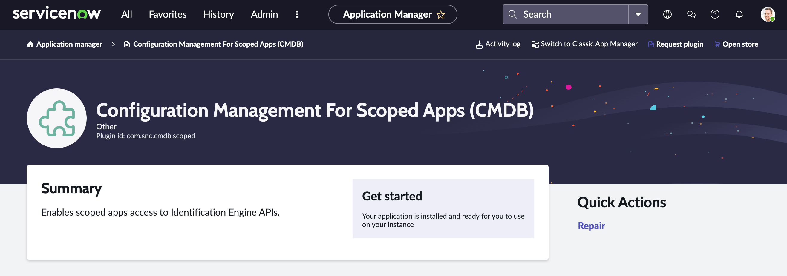 Configuration Management For Scoped Apps