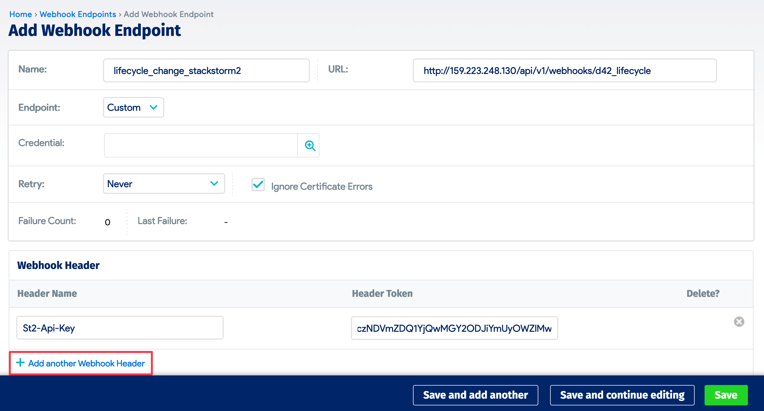 Add Device42 webhook endpoint