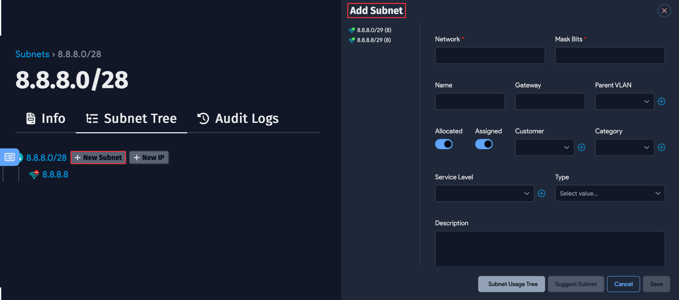 Adding Subnetted Subnets