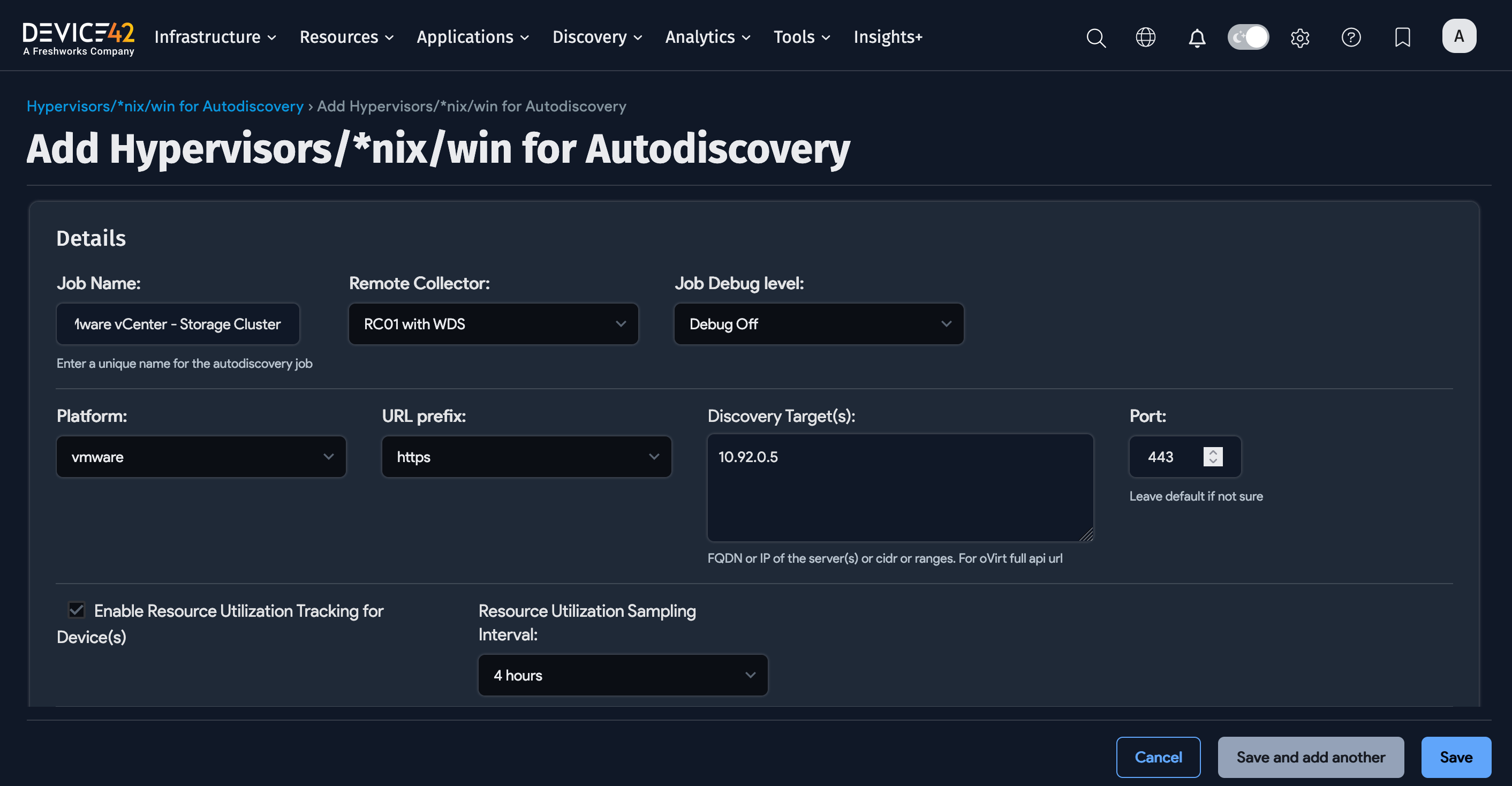 VM Discovery Job